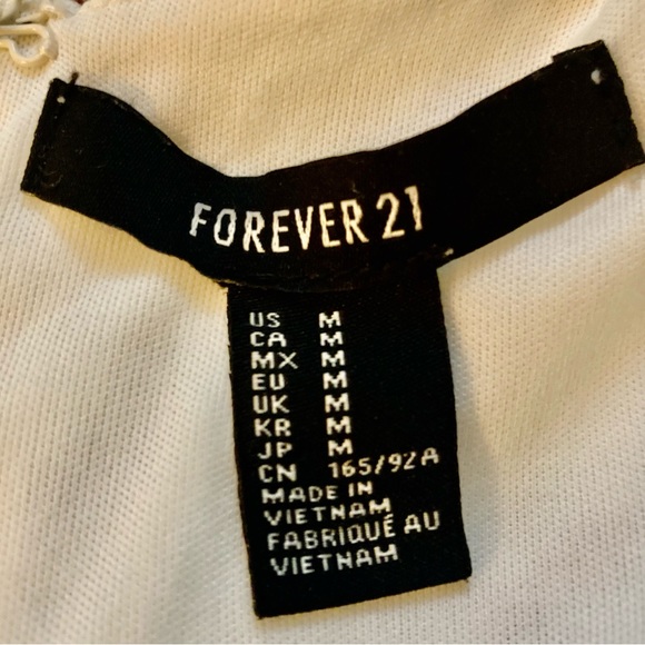 Forever 21 cream floral mini dress - Picture 7 of 8